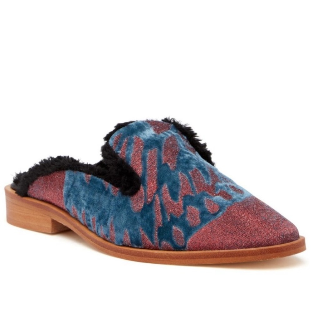 Free People Butterfly Effect Velvet Loafers